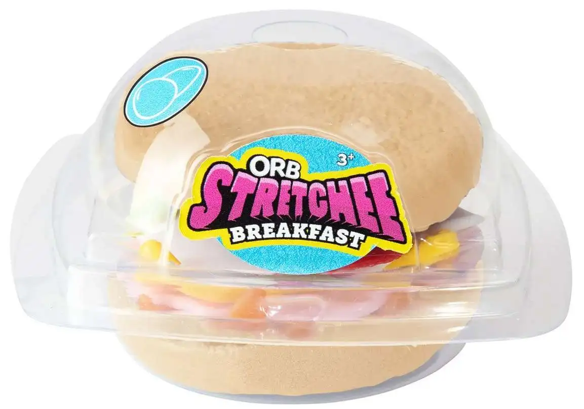 Stretchee Foodz Secret Menu Breakfast Sandwich Squeeze Toy