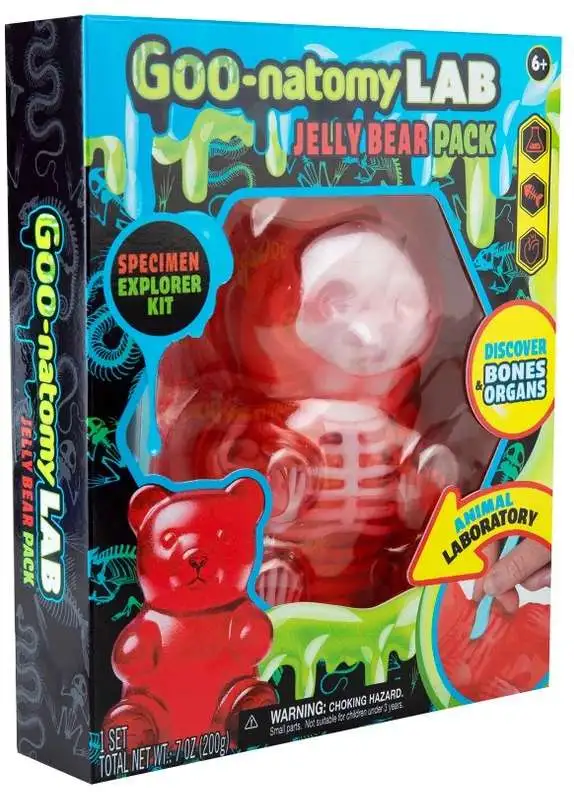 Goo-Natomy Lab Jelly Bear Pack Playset