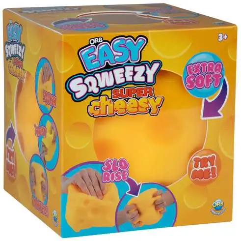 Easy Sqweezy Super Cheesy Squeeze Toy [Extra Soft]