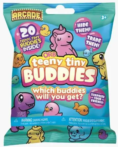 Arcade Teeny Tiny Buddies 2-Inch Mystery Pack [15 Pcs]