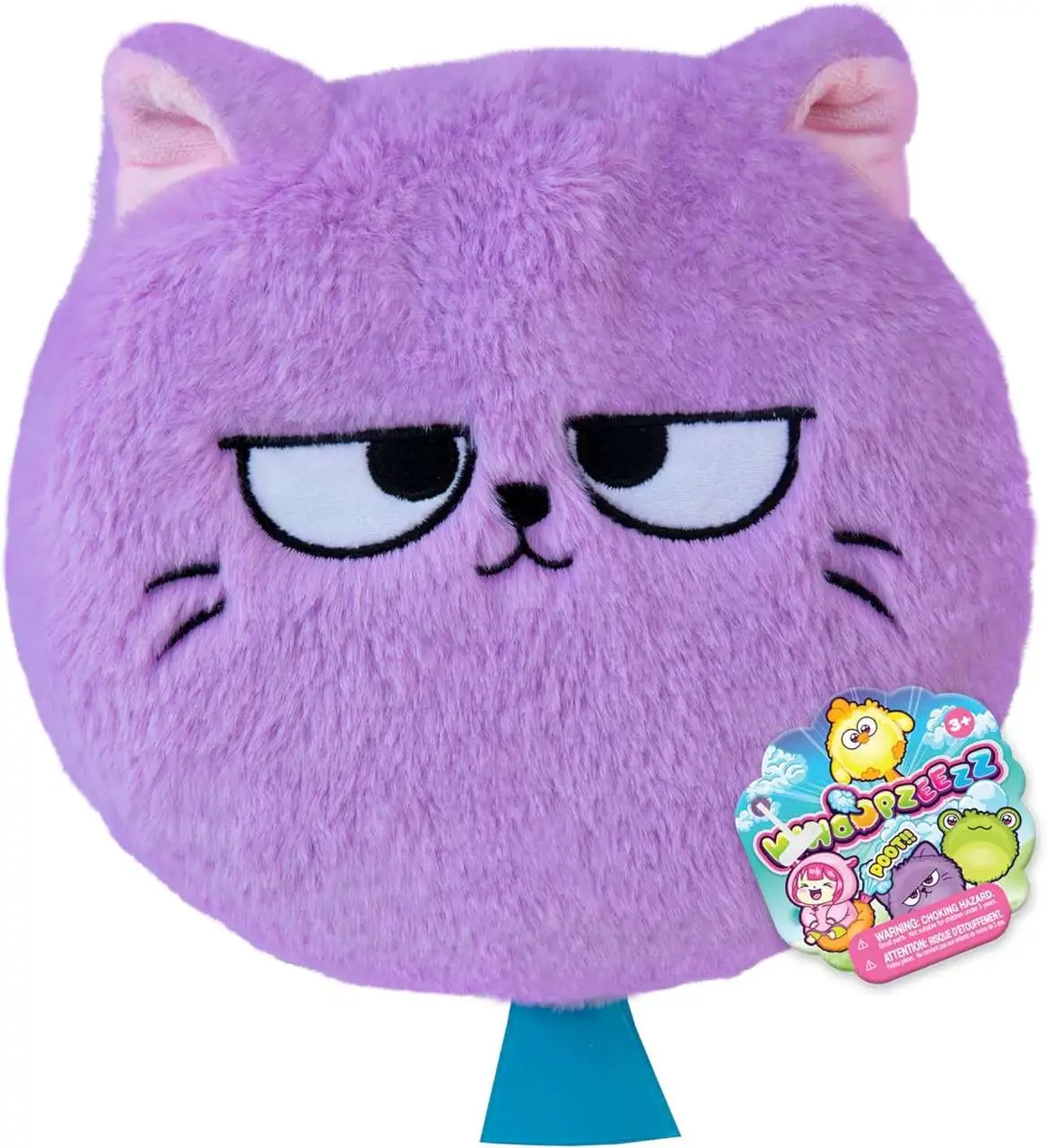 Whoopzeezz Purple Cat Whoopee Cushion Silly Farting Plush ORB Toys