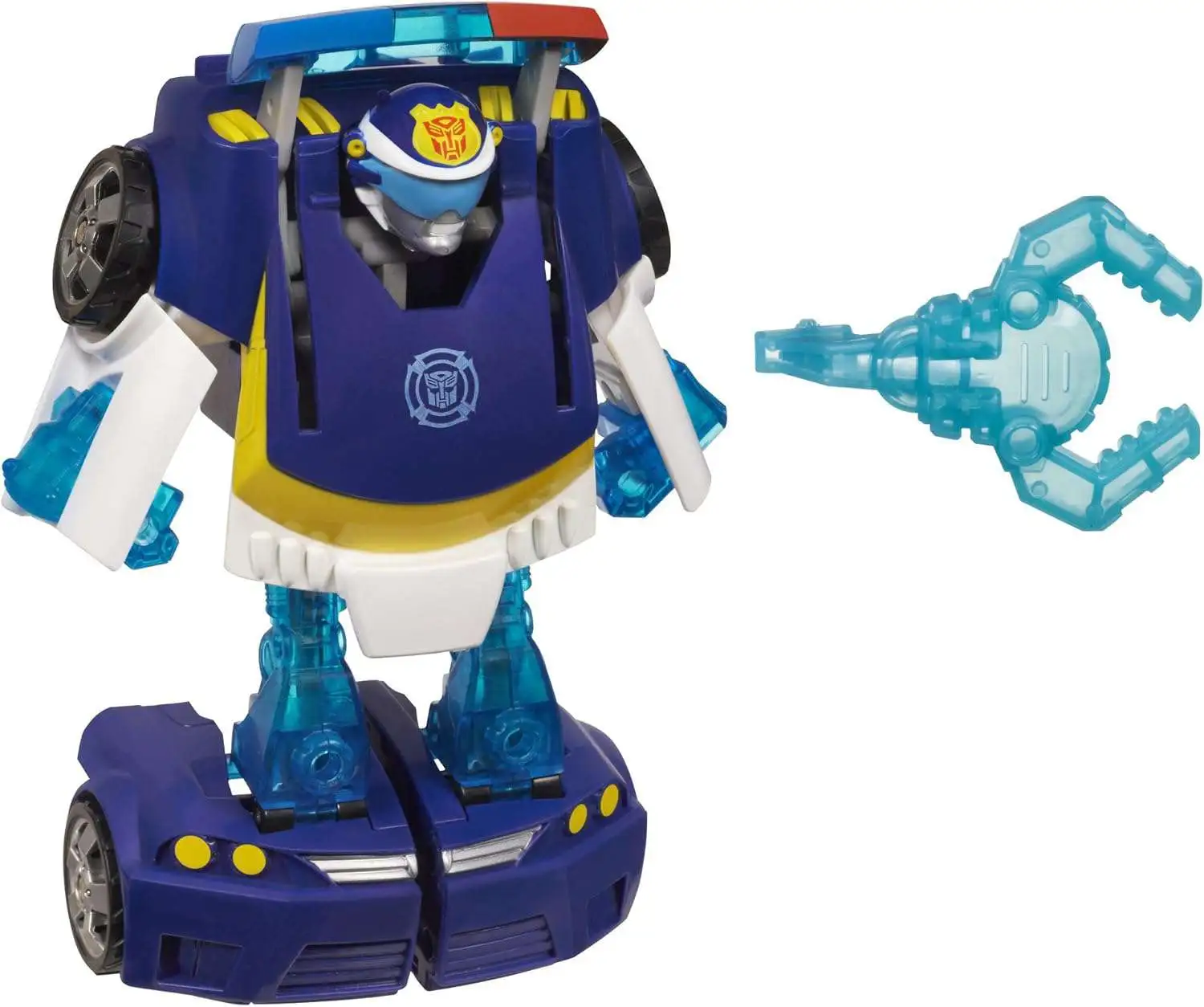 Transformers Playskool Heroes Rescue Bots Chase The Police-Bot Action Figure [Energize, Frustration-Free Packaging]