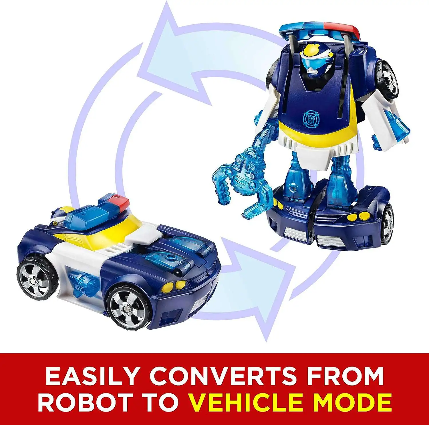 Transformers Playskool Heroes Rescue Bots Chase the Police-Bot ...