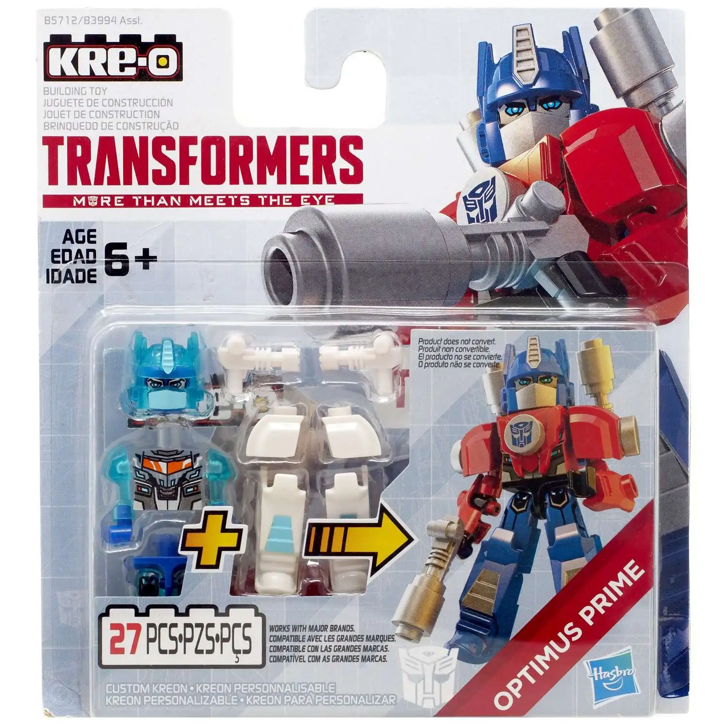 Transformers Kre-O Kre-O Optimus Prime Set 27 Pcs Hasbro