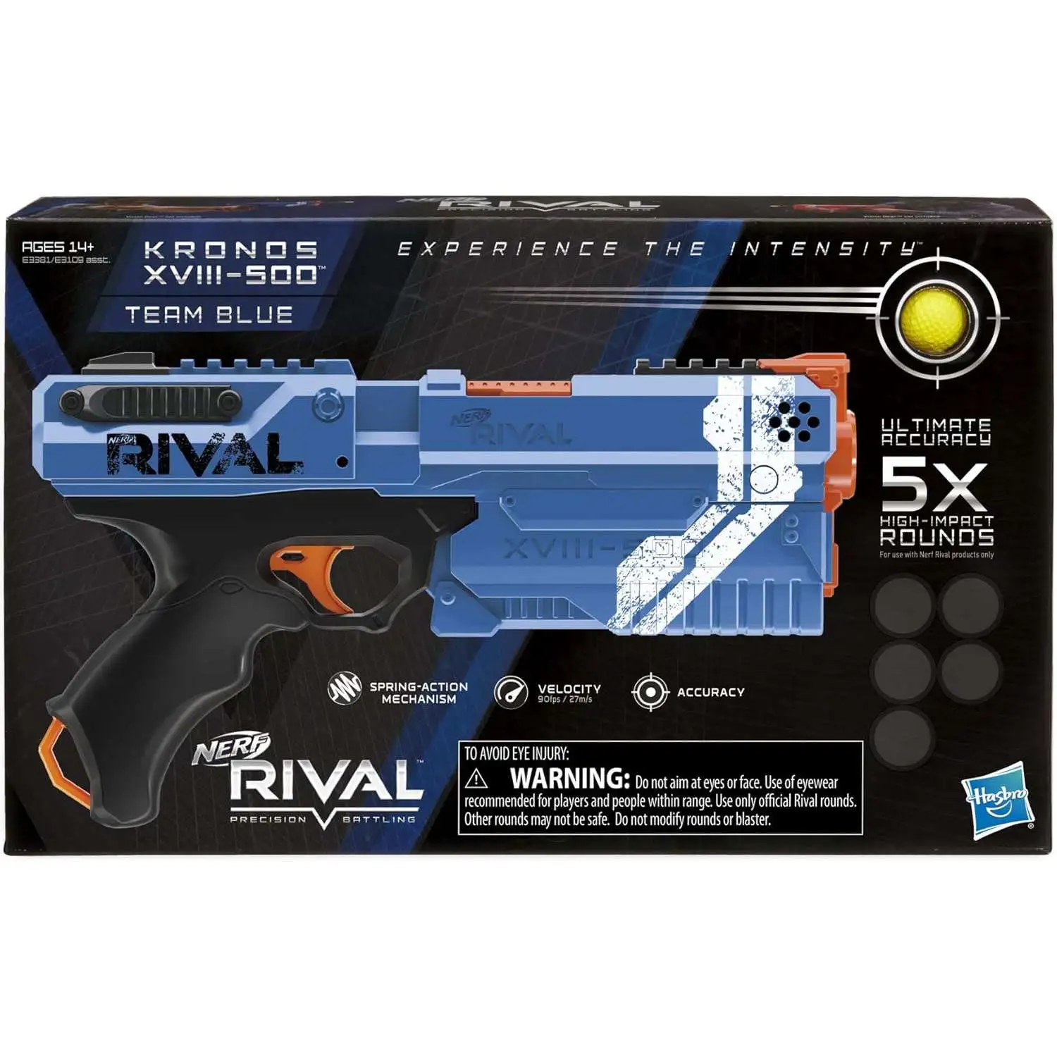 NERF Rival Kronos XVIII-500 Blaster [Team Blue]