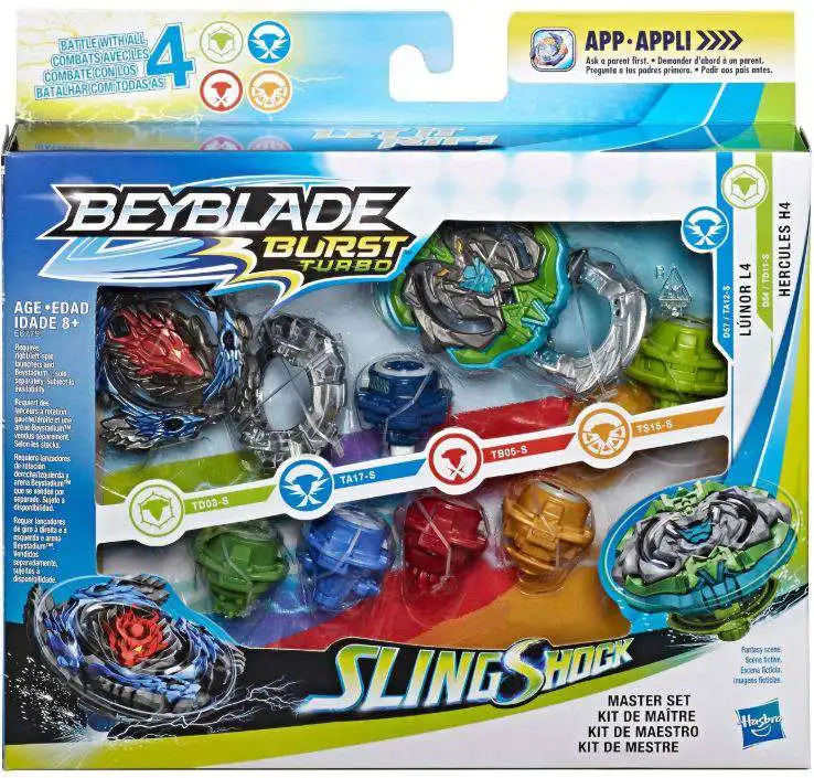 Lançador Beyblade Com Precisão Burst Slingshock - Hasbro