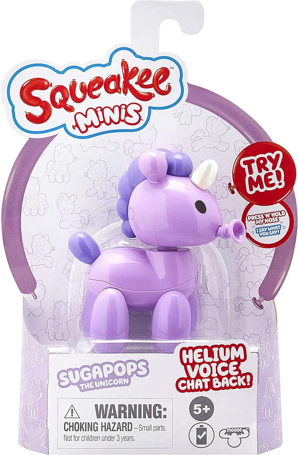 Squeakee Minis Sugapops the Unicorn Mini Figure