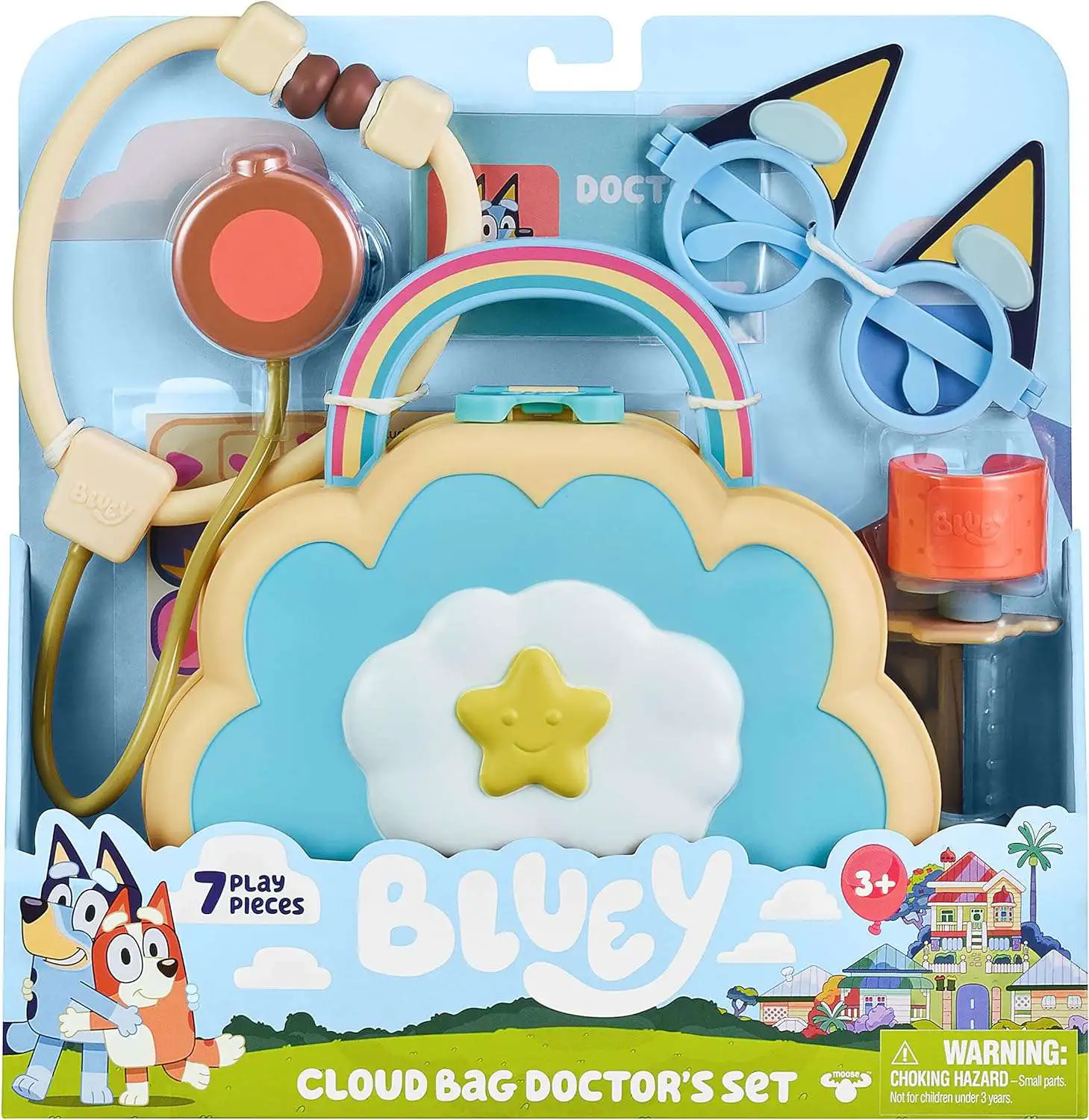 Bluey Cloud Bag Doctor's Set Playset