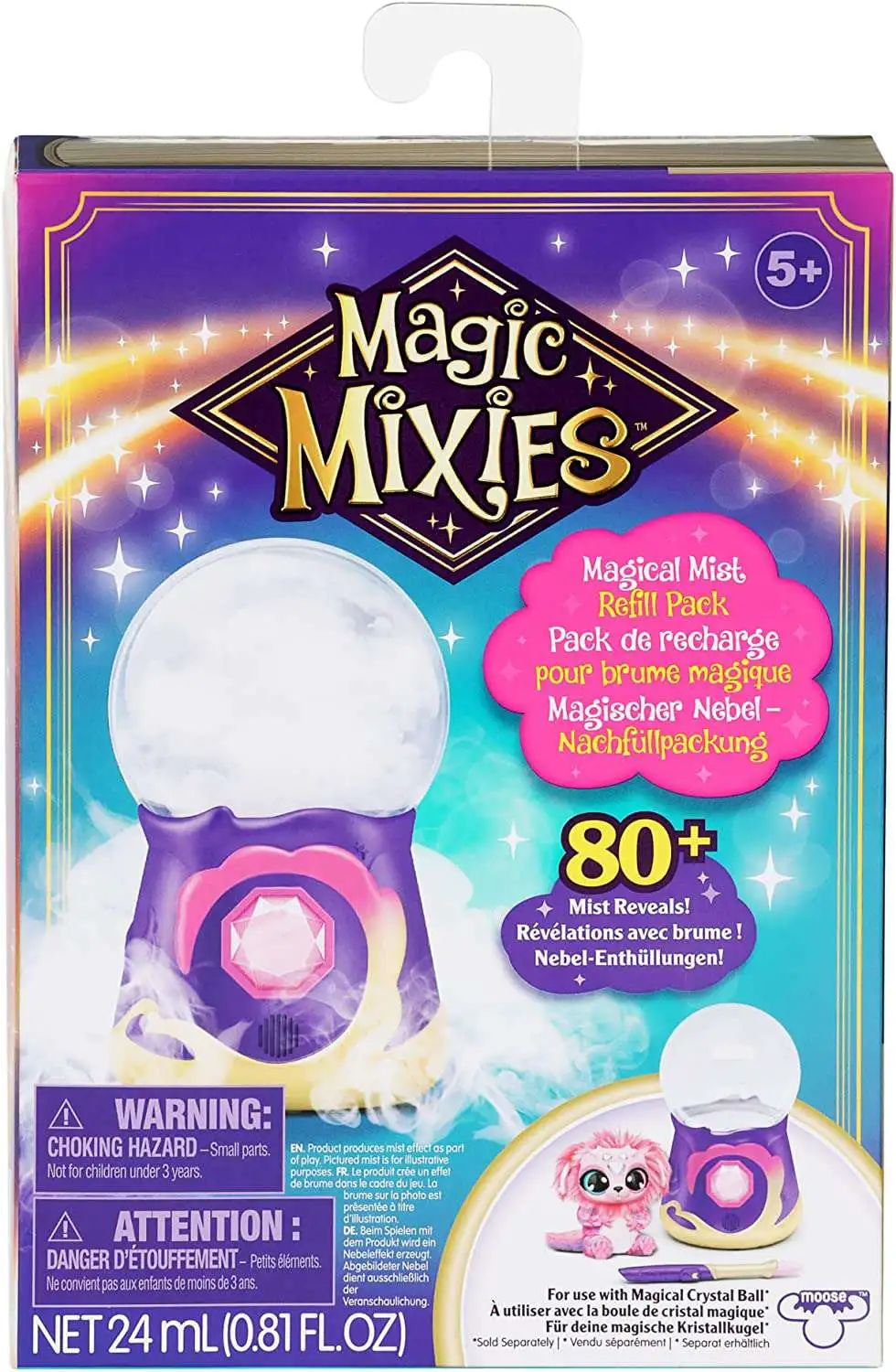 Magic Mixies Magical Mist & Spells Refill Pack for Magical Crystal Ball  Mixes 80