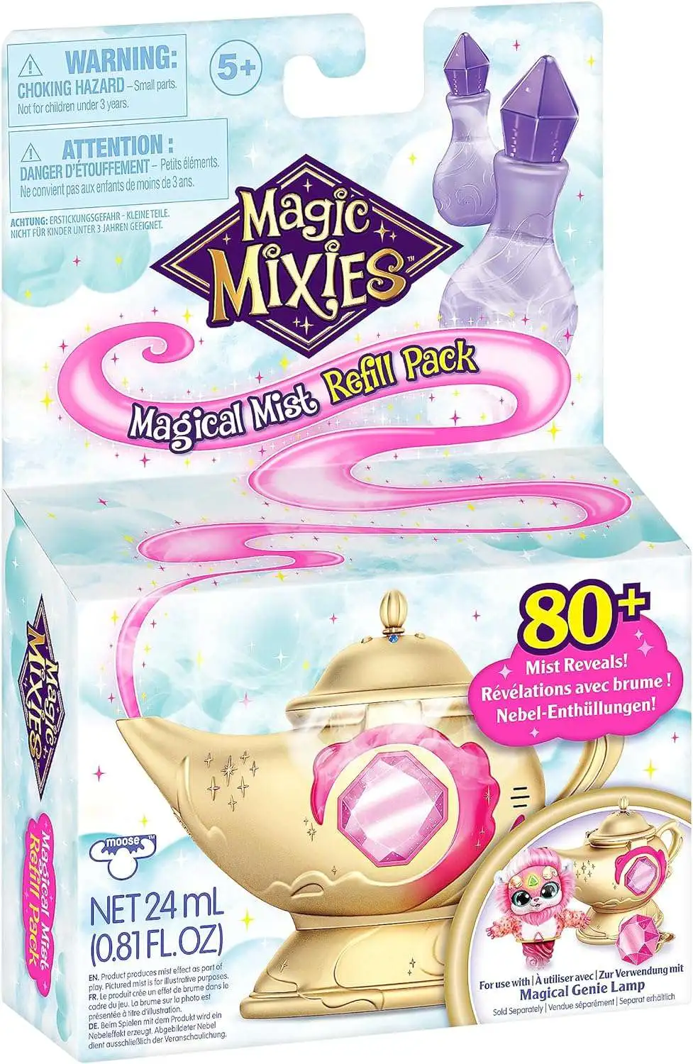 Magic Mixies Magical Mist Refill Pack 80 Mist Reveals For Use with the  Magical Crystal Ball Moose Toys - ToyWiz