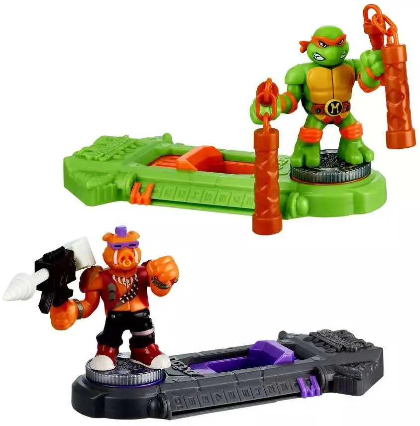 Legends of Akedo Teenage Mutant Ninja Turtles Michelangelo vs Bebop ...