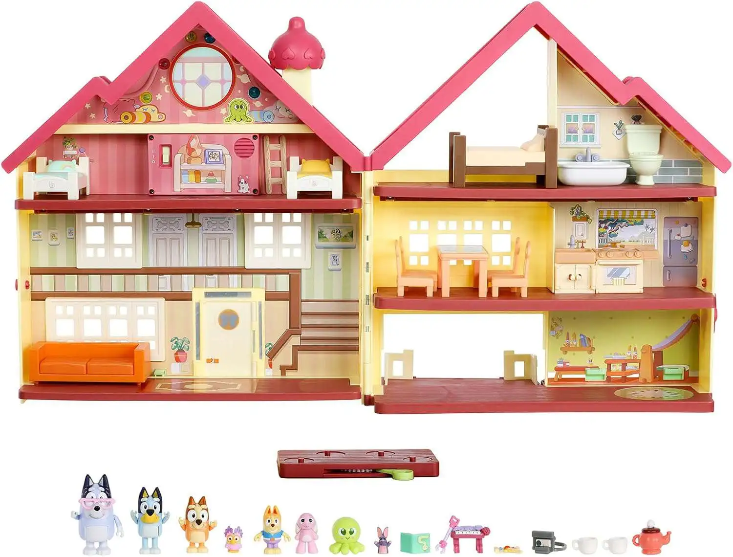Bluey Ultimate Heeler Playhouse & Toybox Mega Bundle Playset