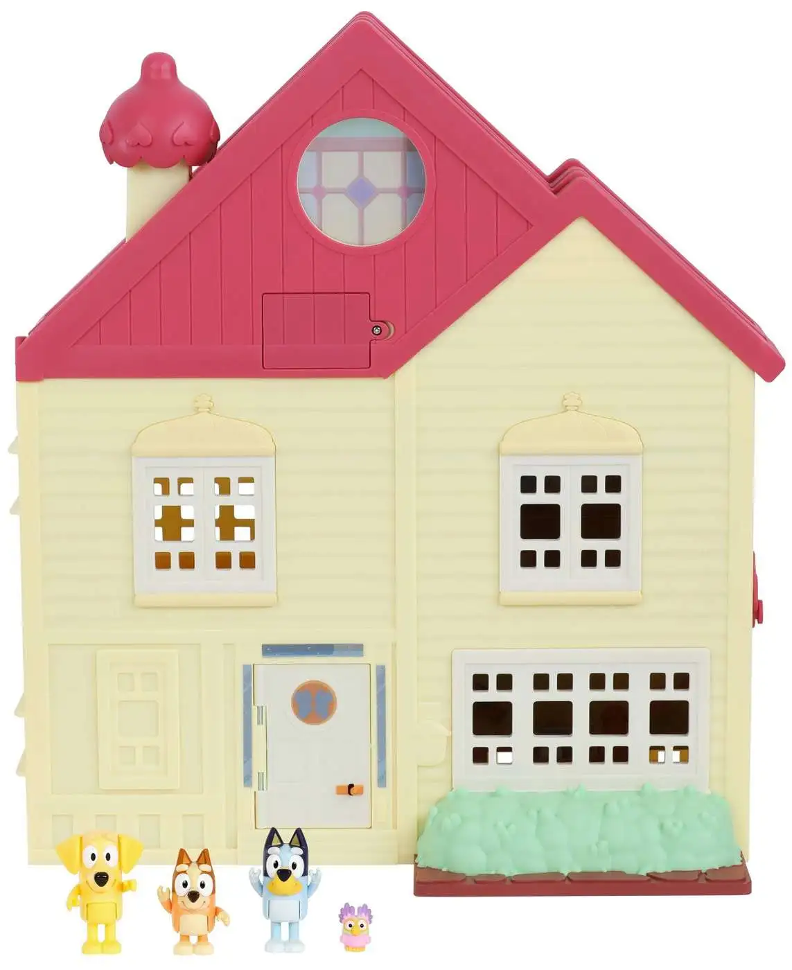 Bluey Ultimate Lights & Sounds Playhouse – XL Foldable Dollhouse With Figures, Dancing Floor, Over 50 Sounds