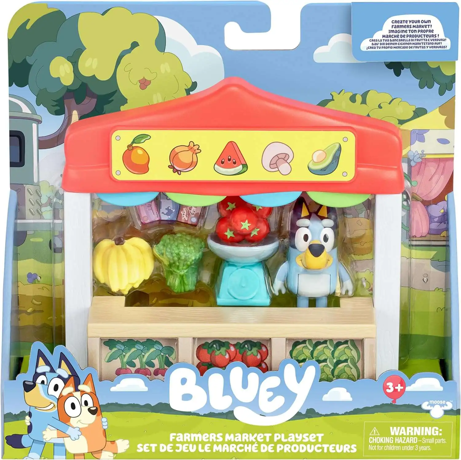 Bluey Farmers Market Playset