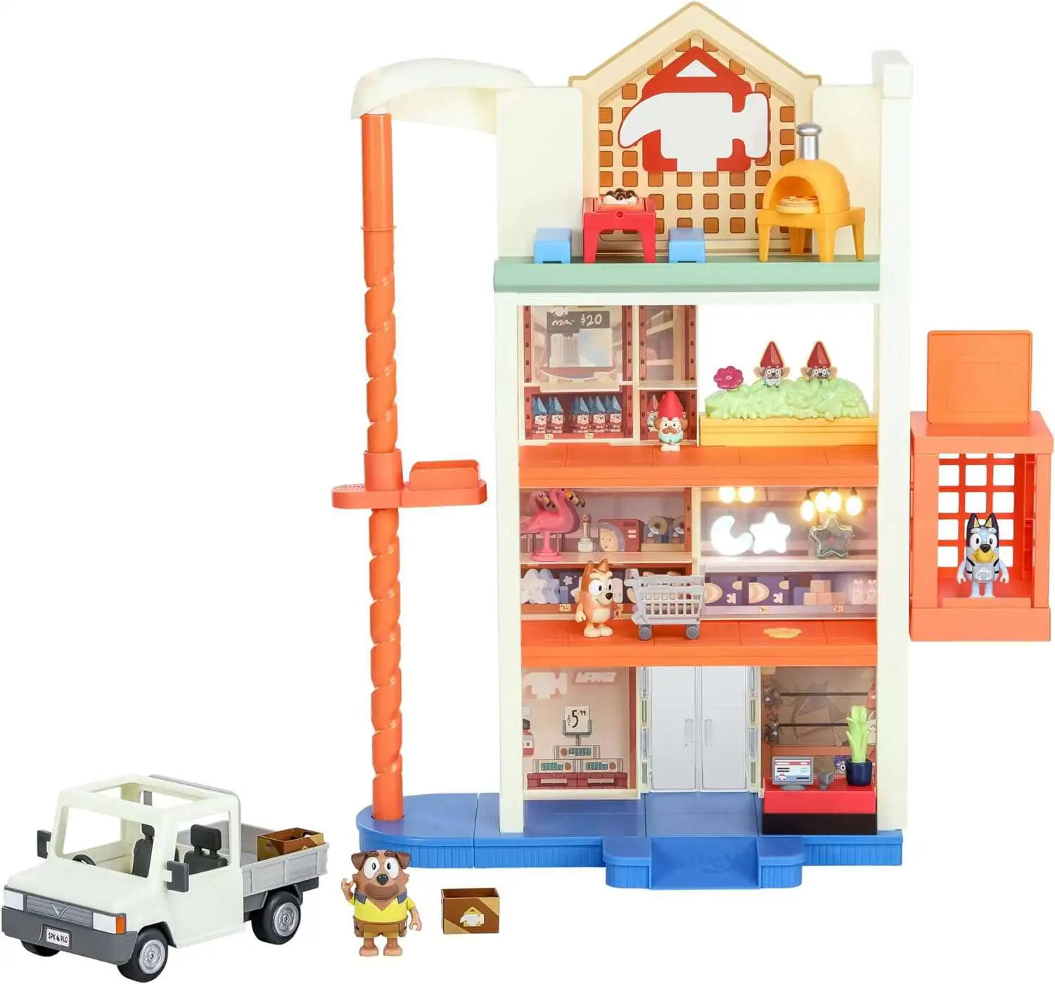 Bluey Hammerbarn Shopping Center Mega Set Exclusive