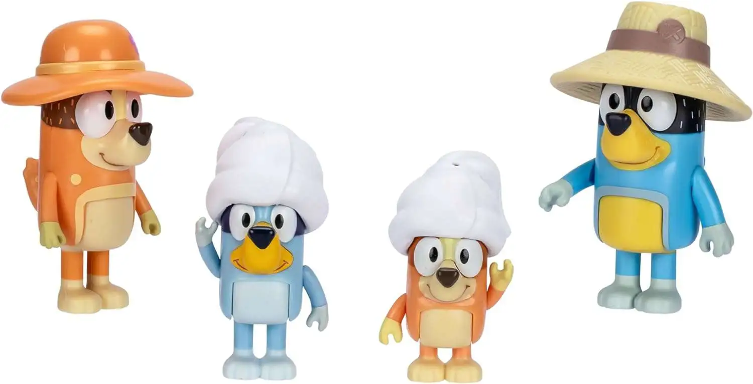 Figurines Bluey - Pack Famille 4 Personnages | Jouets Pour Enfants | Inspiré De La Série Animée - 6