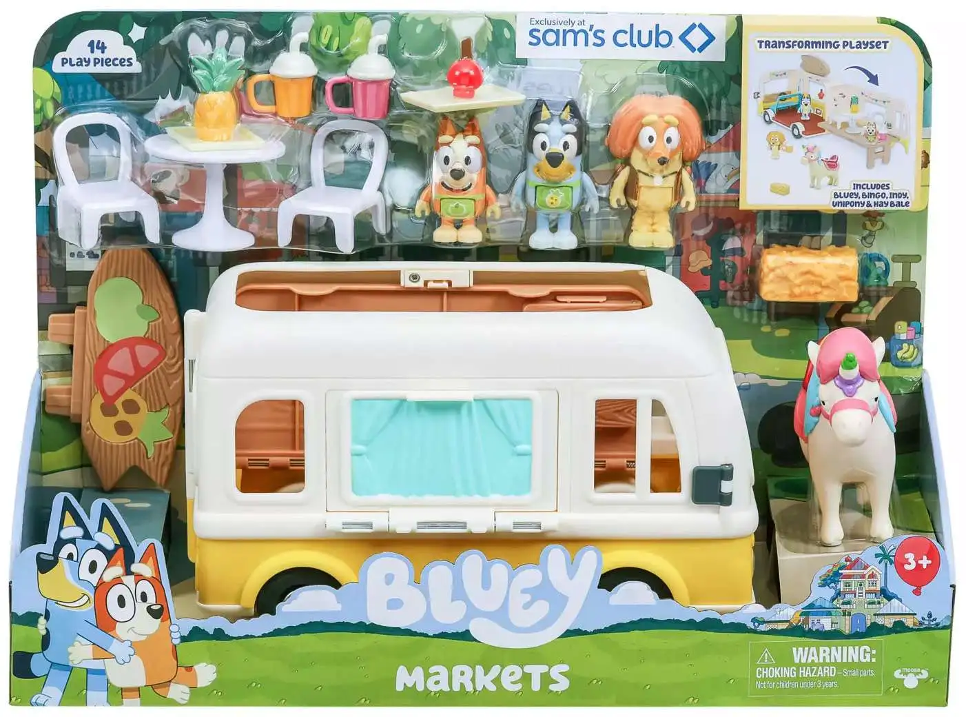 Bluey Juice Truck Exclusive Transforming Playset Moose Toys - ToyWiz