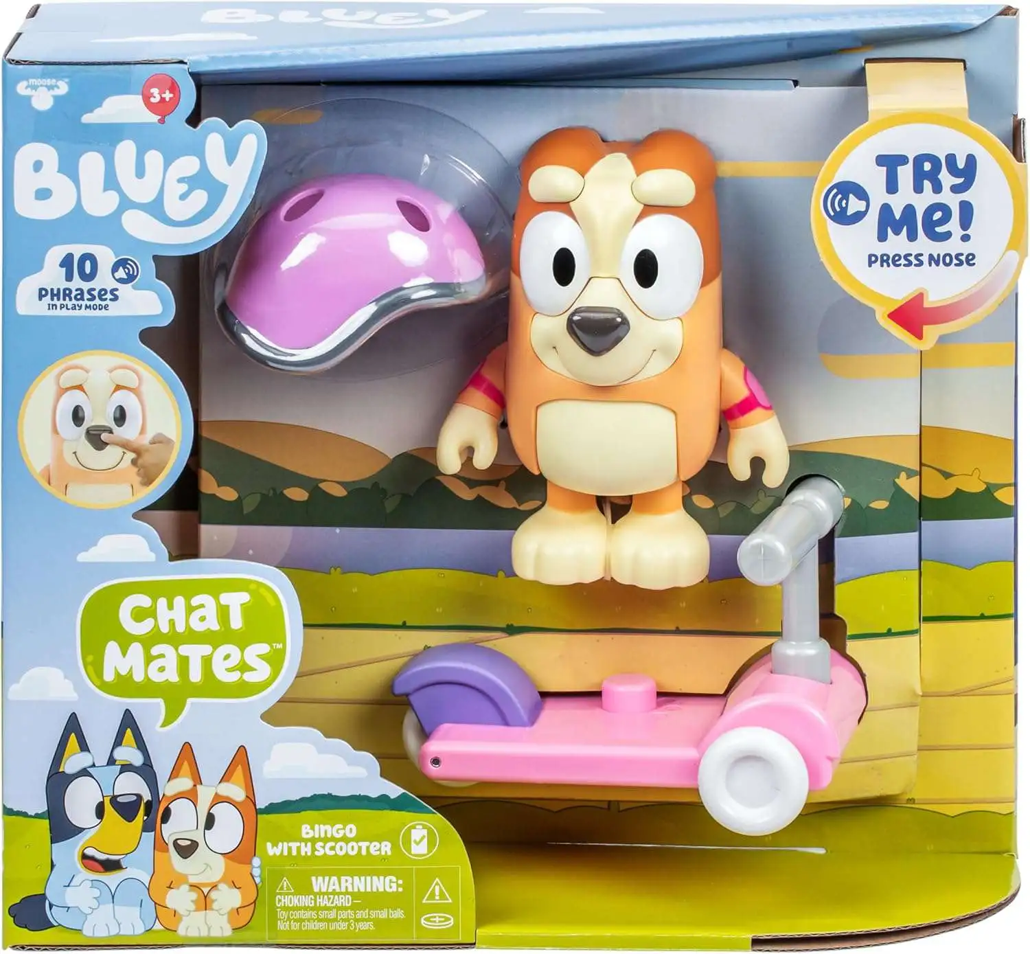 Bluey Chat Mates Bingo with Scooter Talking FIgure