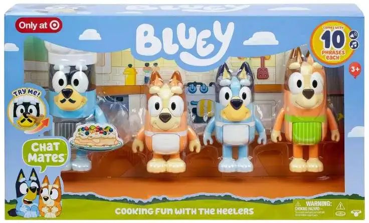 Bluey Chat Mates Cooking Fun with The Heelers Exclusive Talking