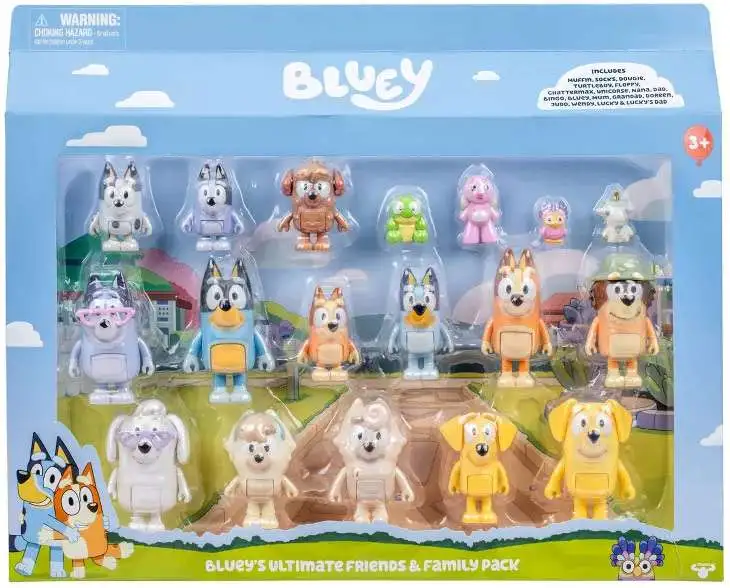Bluey's Ultimate Friends & Family Exclusive Mini Figure 14-Pack