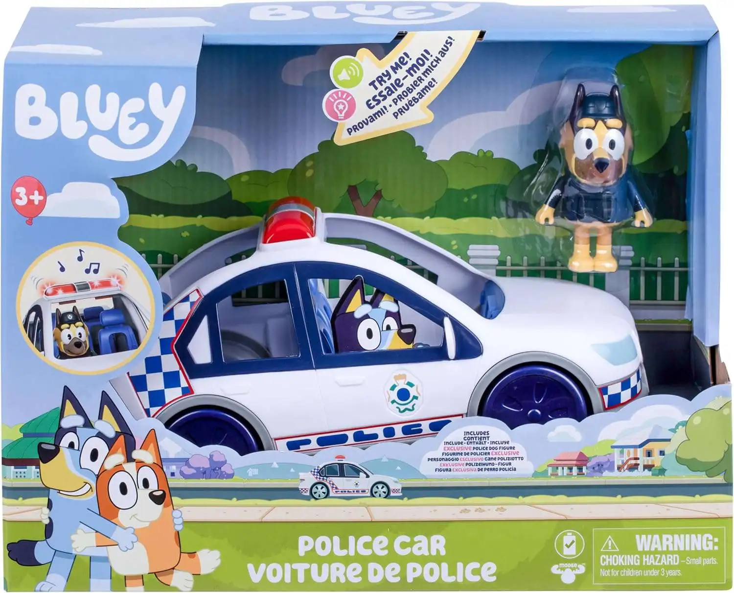 Bluey Police Car Playset [Lights & Sounds]