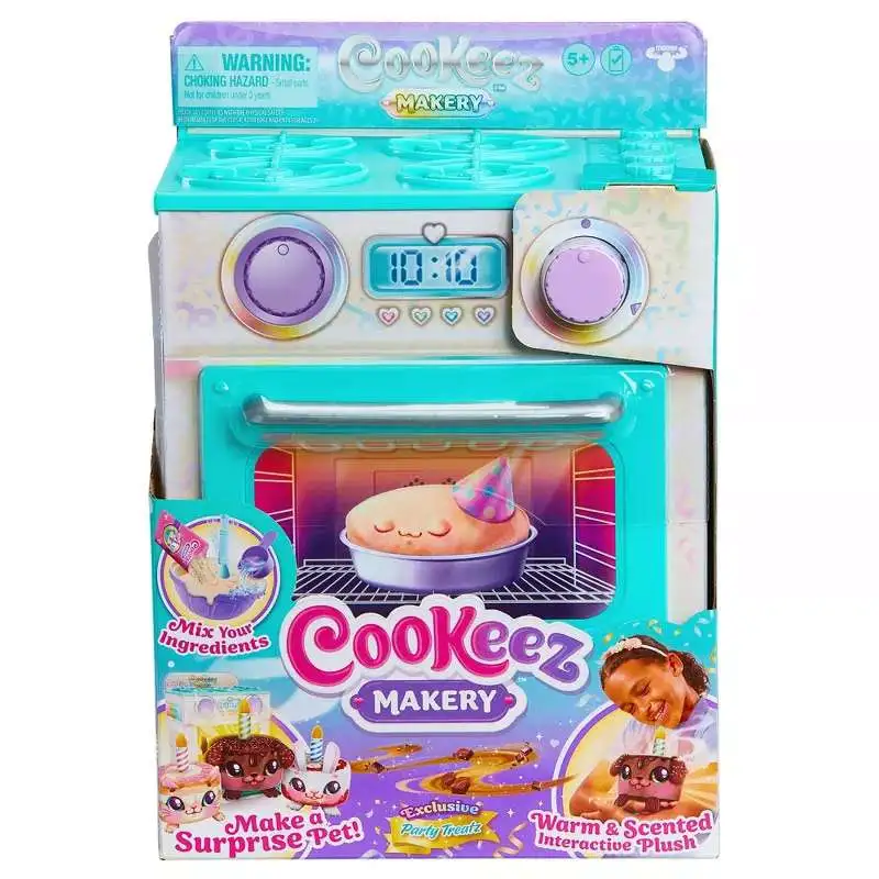 Cookeez Makery Bake Your Own Plush PARTY Treatz Exclusive Oven Playset [1 RANDOM Mystery Interactive Plush]