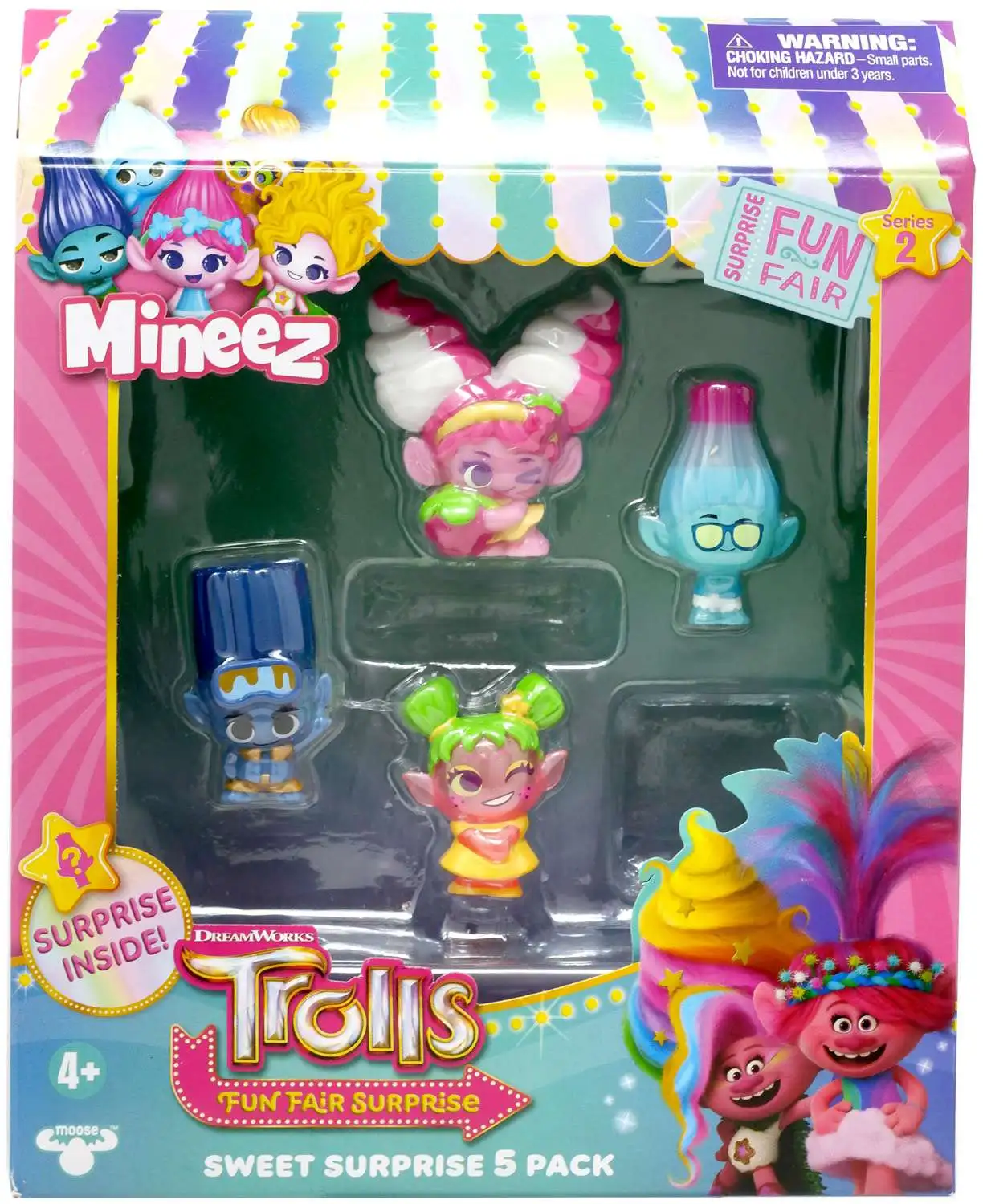 Trolls Mineez Series 2 Sweet Surprise Mini Figure 5-pack