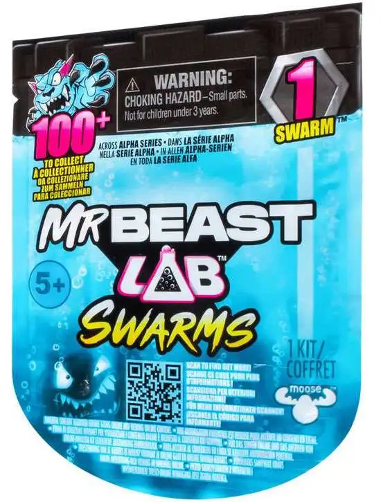 MrBeast Lab Swarms Mini Figure Mystery Single Pack [1 RANDOM Figure!]