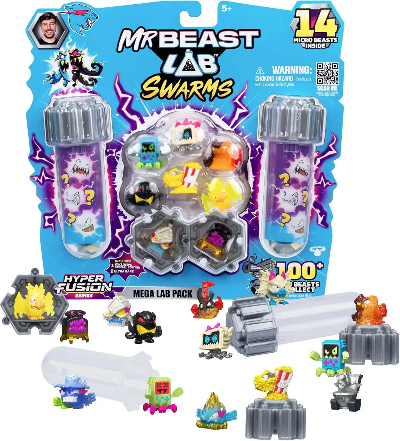 MrBeast Lab Swarms Hyper Fusion Series MILK BONES Mega Lab