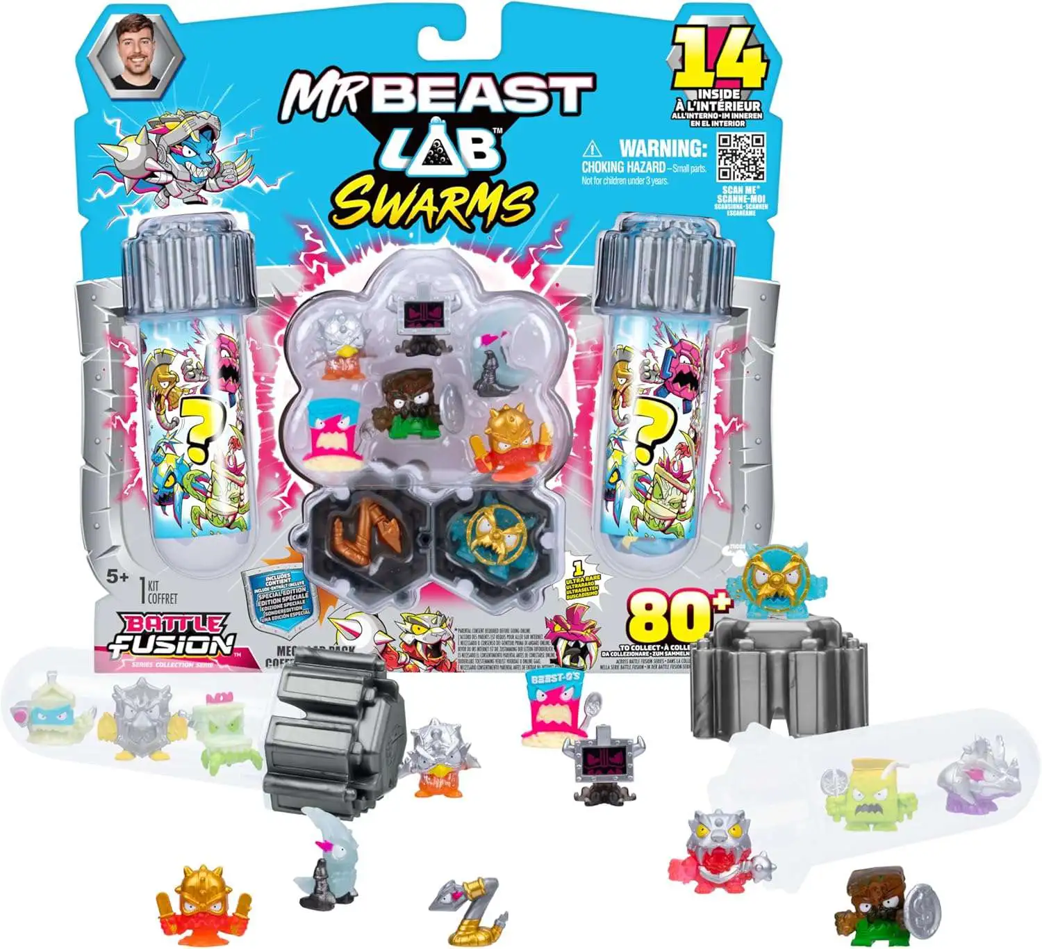 MrBeast Lab Swarms Battle Fusion Series SWARM SWORD Mega Lab 14-Pack