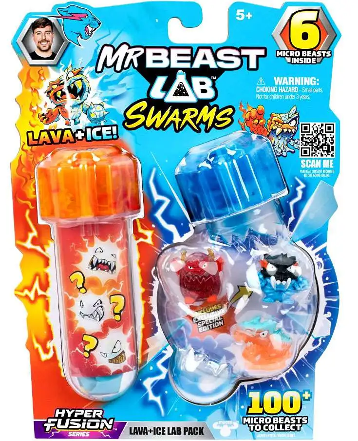 MrBeast Lab Swarms Hyper Fusion Series Lava Ice Lab Pack Moose