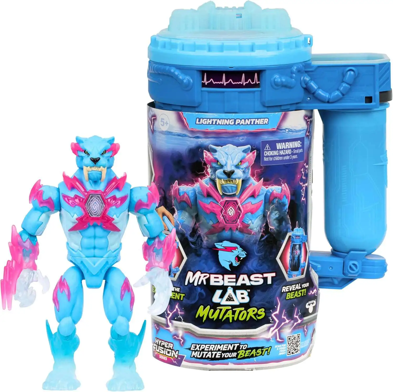 MrBeast Lab Mutators Lightning Panther Action Figure [Beast Mutation Chamber]