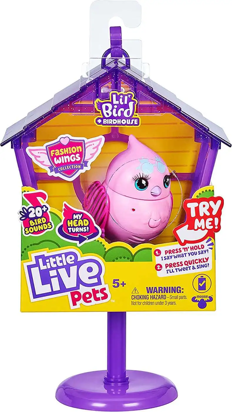 Little Live Pets Fashion Wings Collection Lil Bird Birdhouse