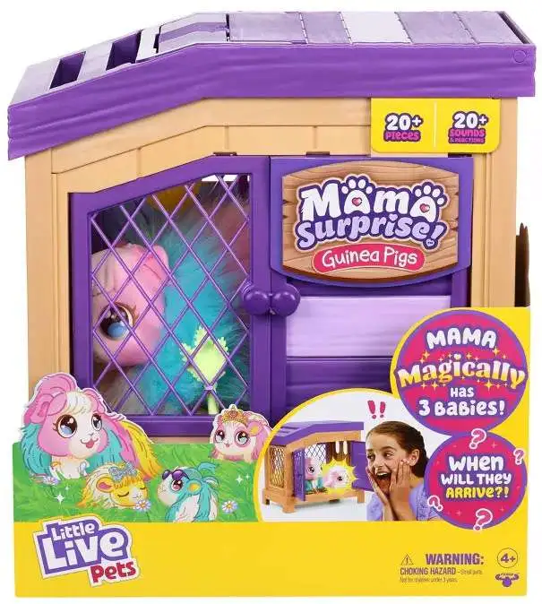 Little Live Pets Mama Surprise deals Guinea Pigs Interactive Toy