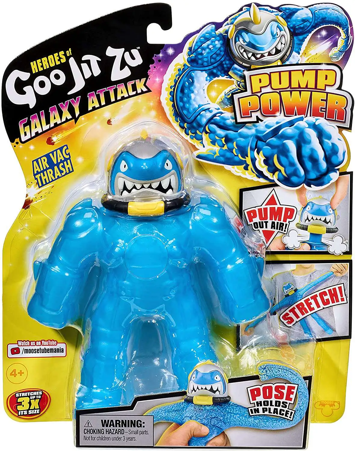 Heroes of Goo Jit Zu Galaxy Attack Air Vac Thrash Action Figure [Pump Power, Damaged Package]
