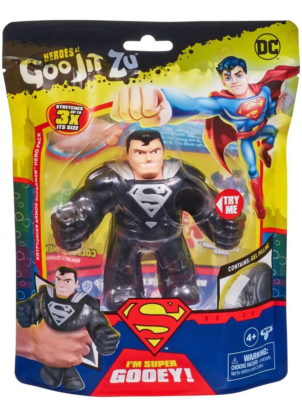 Heroes of Goo Jit Zu DC Kryptonian Armor Super Man Action Figure