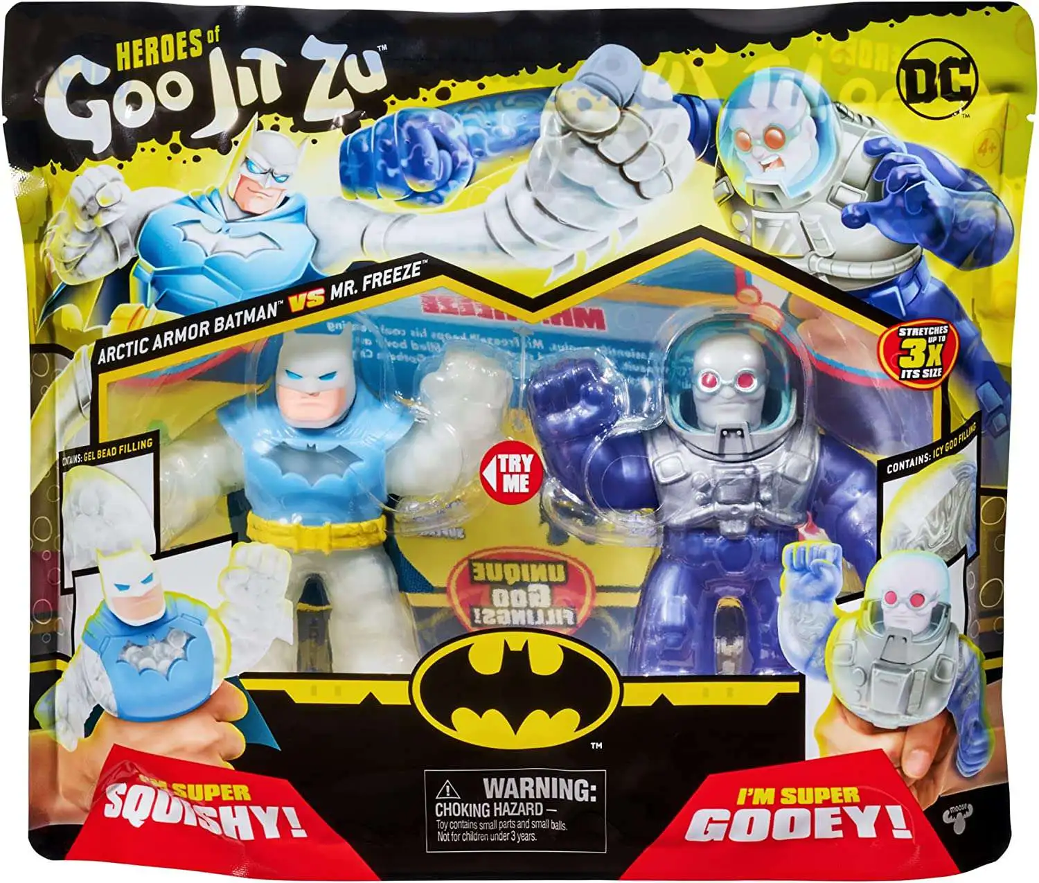 Heroes of Goo Jit Zu DC Arctic Armor Batman & Mr. Freeze Action Figure 2-Pack