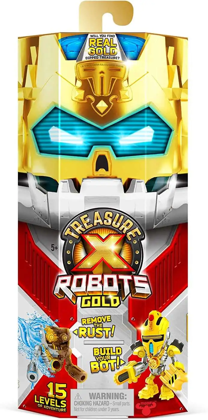 Treasure X Robots Gold Treasure Bot Mystery Pack Moose Toys - ToyWiz