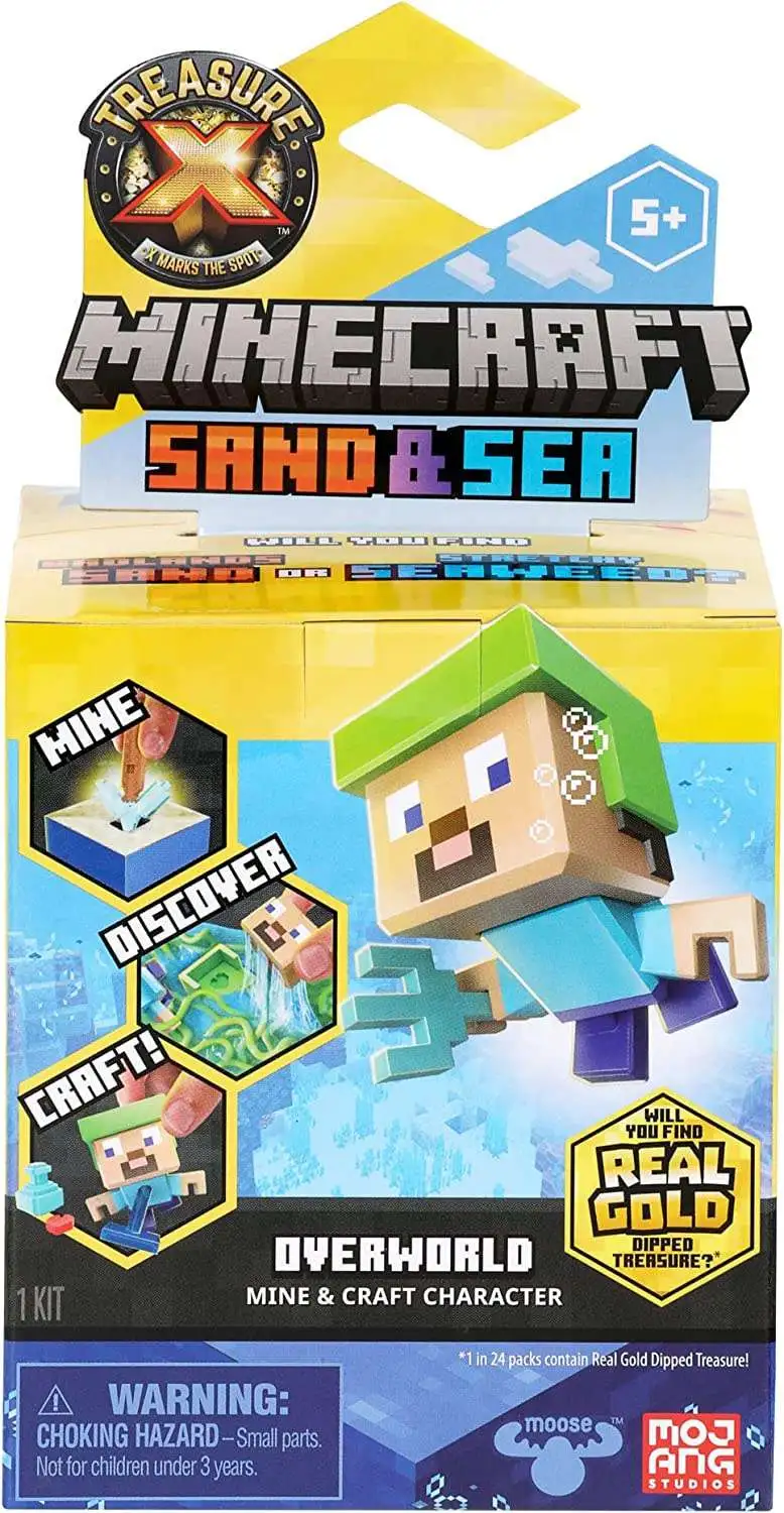 MINECRAFT MINI FIGURES - GOLD SLIME CUBES - CHEST SERIES - CHASE*