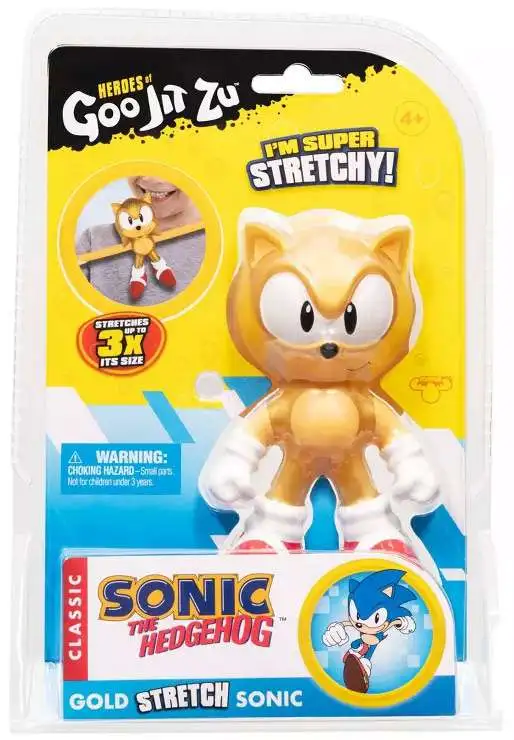 Heroes of Goo Jit Zu Sonic the Hedgehog Gold Sonic Action Figure [Classic]