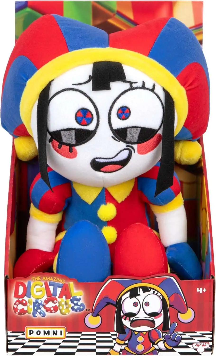 The Amazing Digital Circus Pomni 12-Inch Deluxe Plush Figure