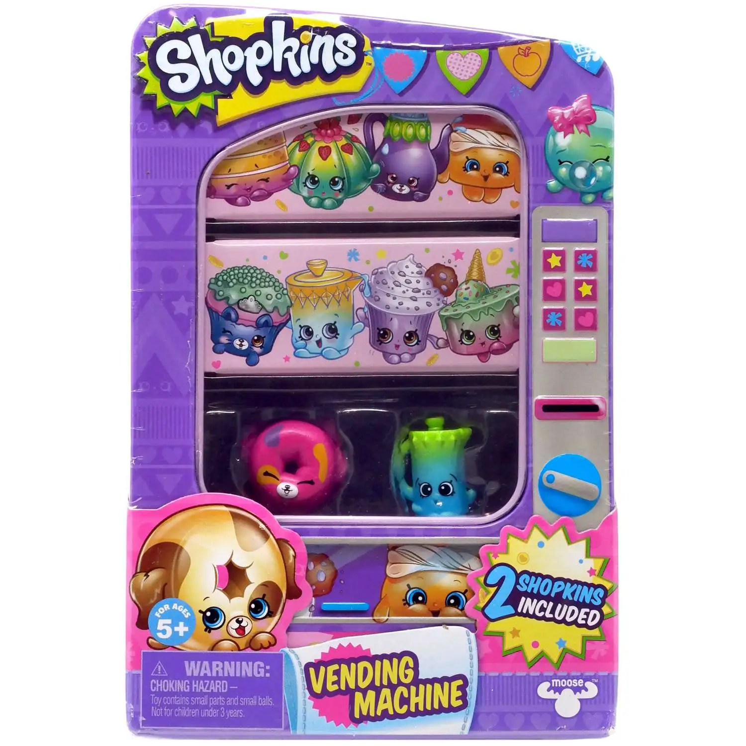 Shopkins Vending Machine Storage Tin [Purple, 2 Exclusive Shopkins!]