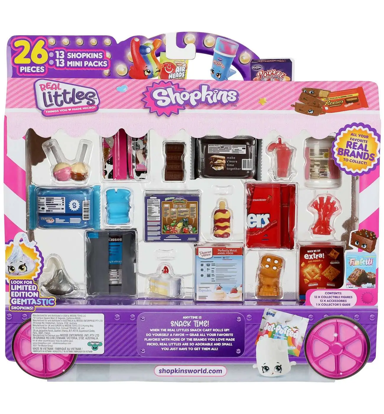 Shopkins Real Littles Series 16 Snack Time 26-Piece Mega Pack 13 Shopkins  13 Mini Packs Moose Toys - ToyWiz