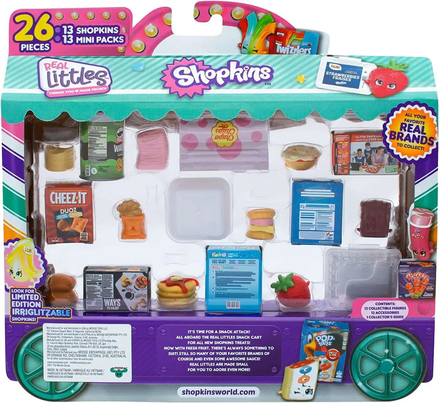 Shopkins Desktop Caddies Roller Case, Fridge & Locker