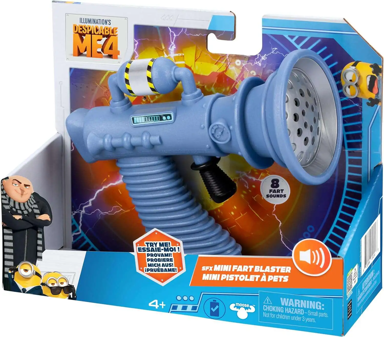 Despicable Me 4 SFX Mini Fart Blaster Toy