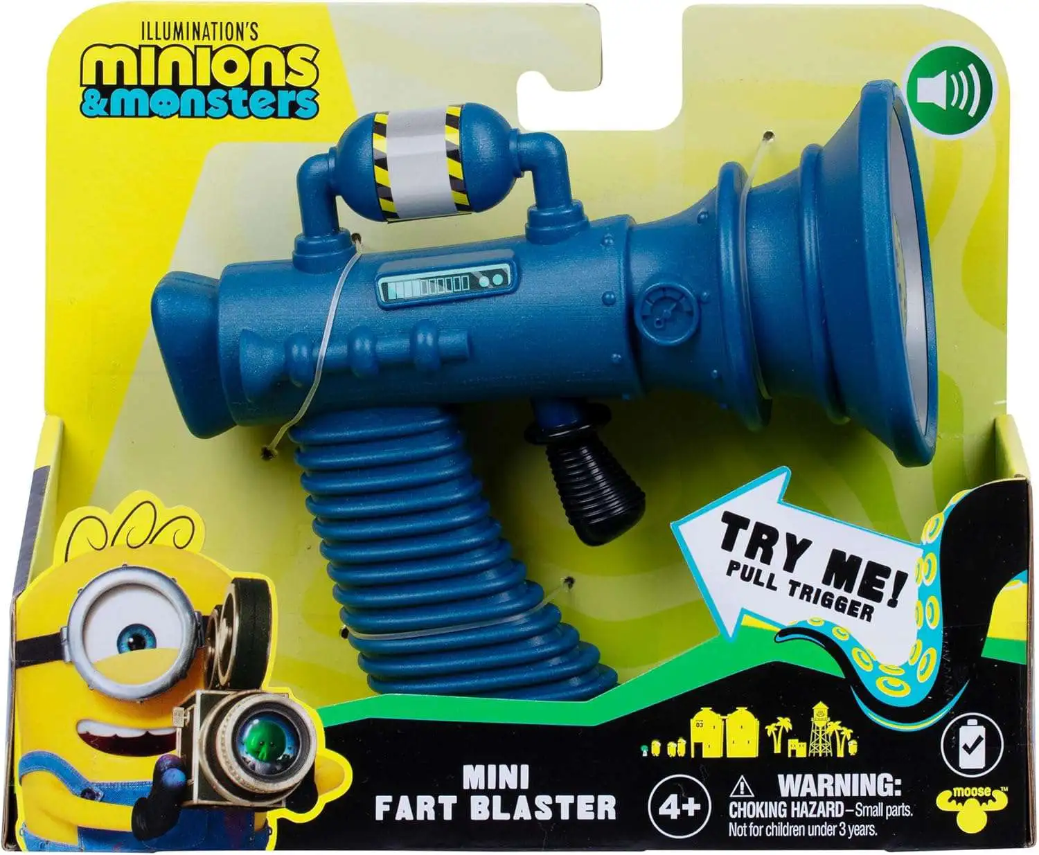 Despicable Me Minions Monsters Mini Fart Blaster Toy Moose Toys
