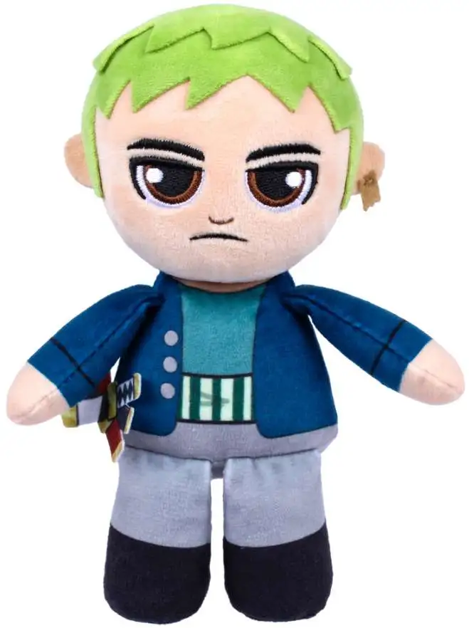 One Piece Zoro 8 Plush Blue Jacket Moose Toys - ToyWiz