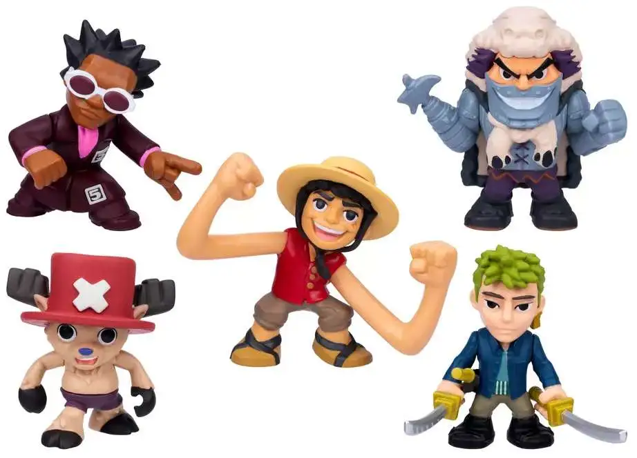 One Piece Straw hat Showdown 2 Mini Figure 5-Pack Moose Toys - ToyWiz