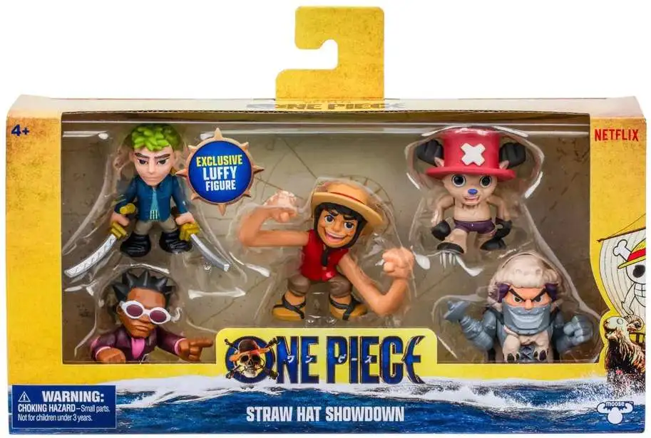 One Piece Straw hat Showdown 2 Mini Figure 5-Pack Moose Toys - ToyWiz