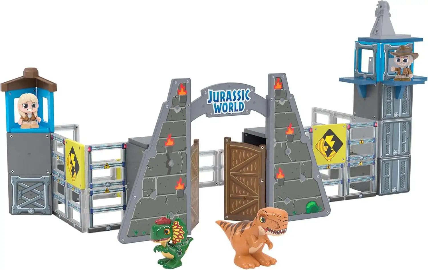 Tile Town Jurassic World Gate Escape Tile Set